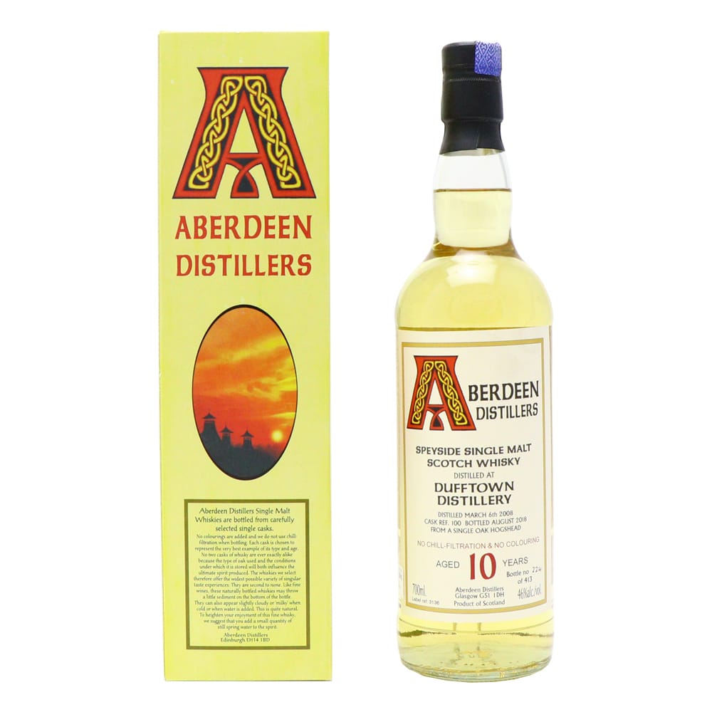 ABERDEEN Distillery Dufftown 10 Year Old
