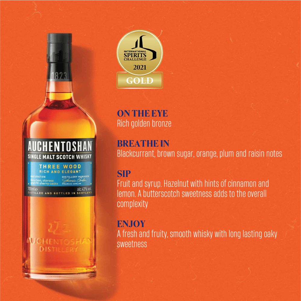 Auchentoshan Threewood Product Description