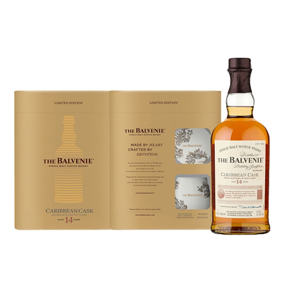 BALVENIE 14 Year Old Caribbean Cask CNY Gift Set 2023