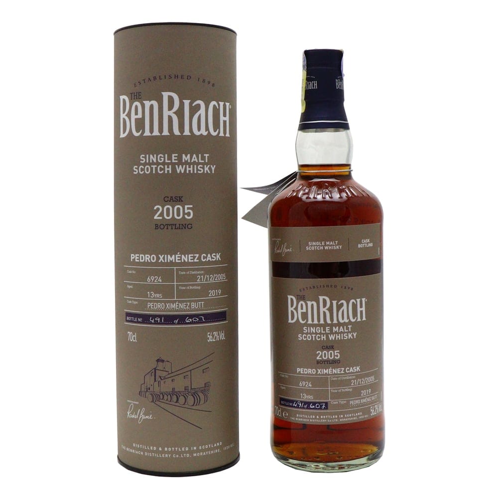 BENRIACH 13 Year Old 2005 Cask Pedro Ximenez Butt