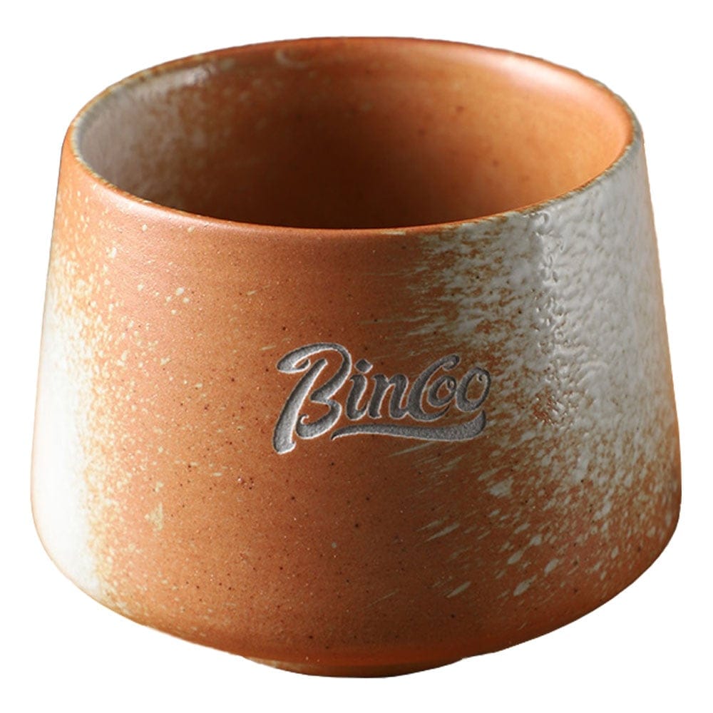 BINCOO Ceramic Cup 200ml Brown & White