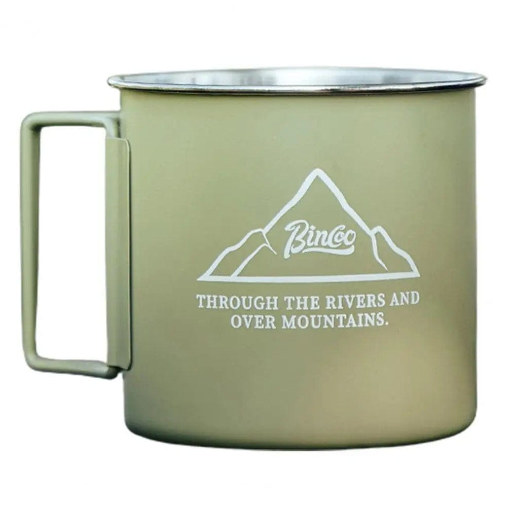 BINCOO Outdoor Camping Cup Green 300ml