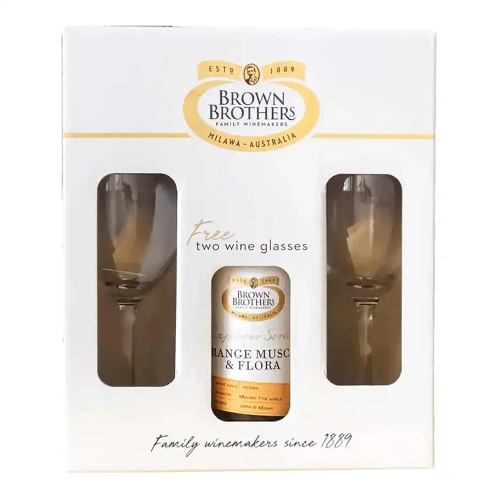 BROWN BROTHERS Explorer Series Orange Muscat & Flora Giftpack
