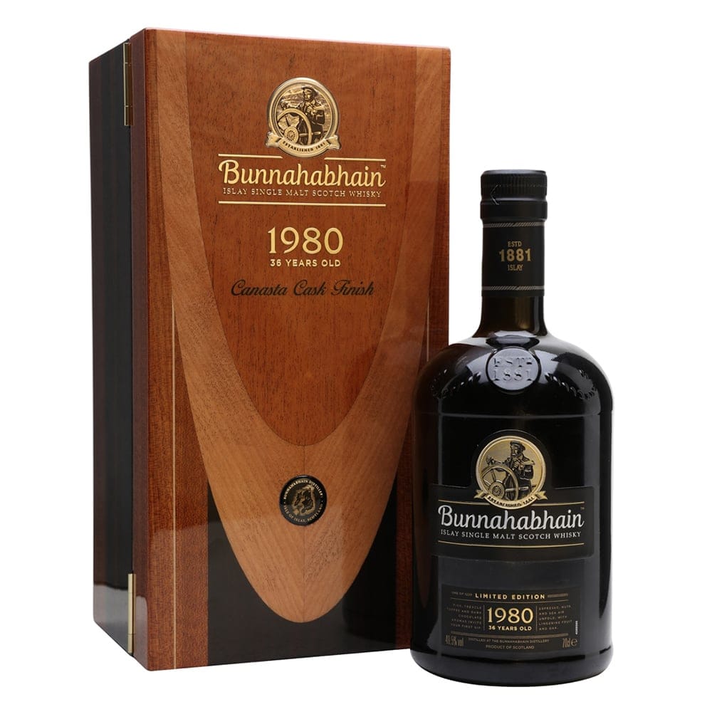 BUNNAHABHAIN 1980 36 Year Old Canasta Cask Finish