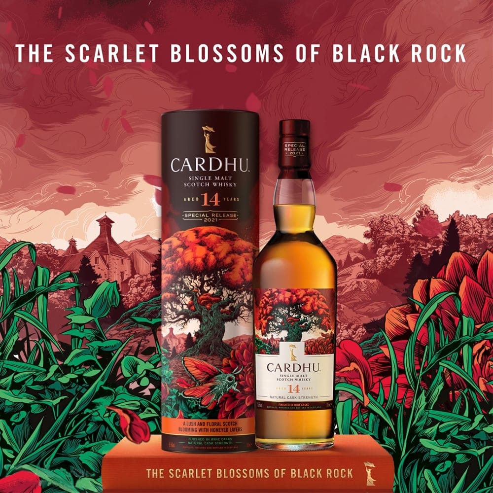 CARDHU 14 Year Old The Scarlet Blossoms of Black Rock Legends Untold Collection 1