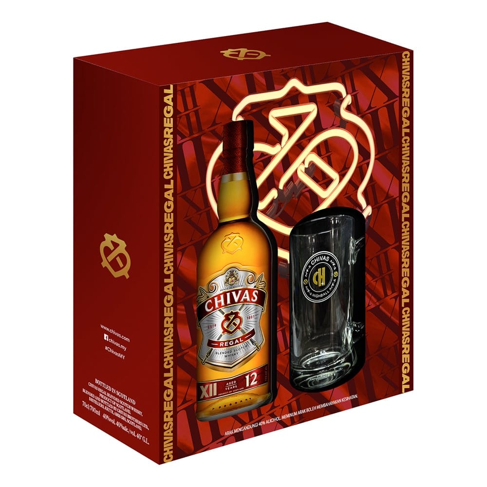 CHIVAS 12 Year Old With Highball Mug Gift Pack 2024