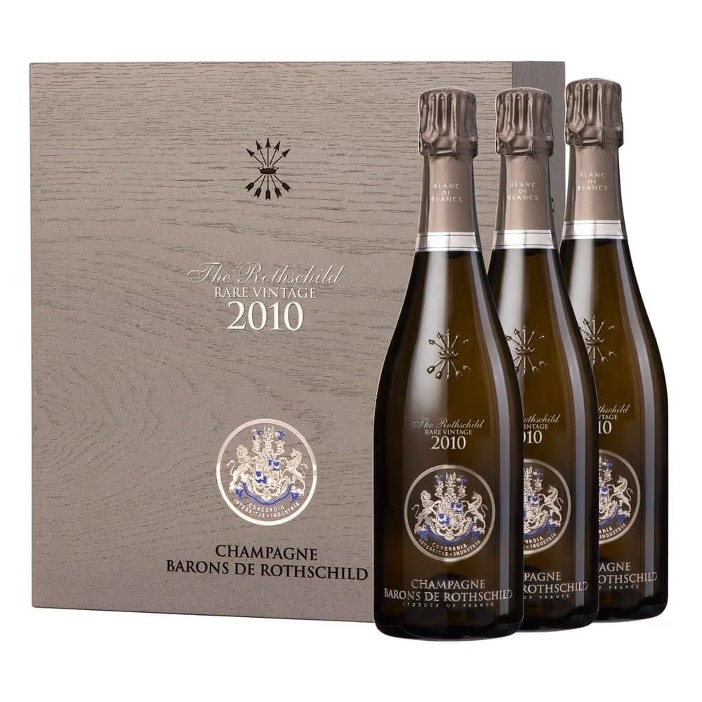 Champagne Barons De Rothschild 2010 Case of 3