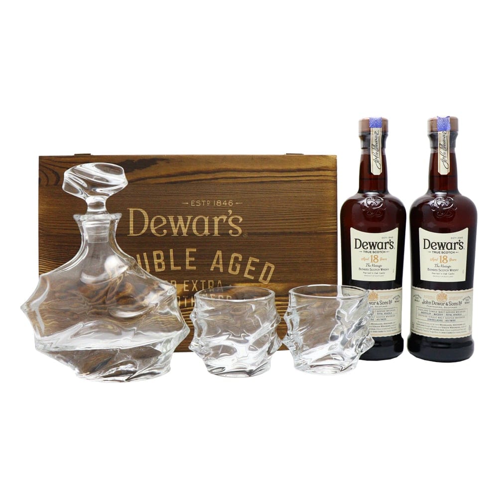 DEWAR'S 18 Year Old Double Age with Decanter