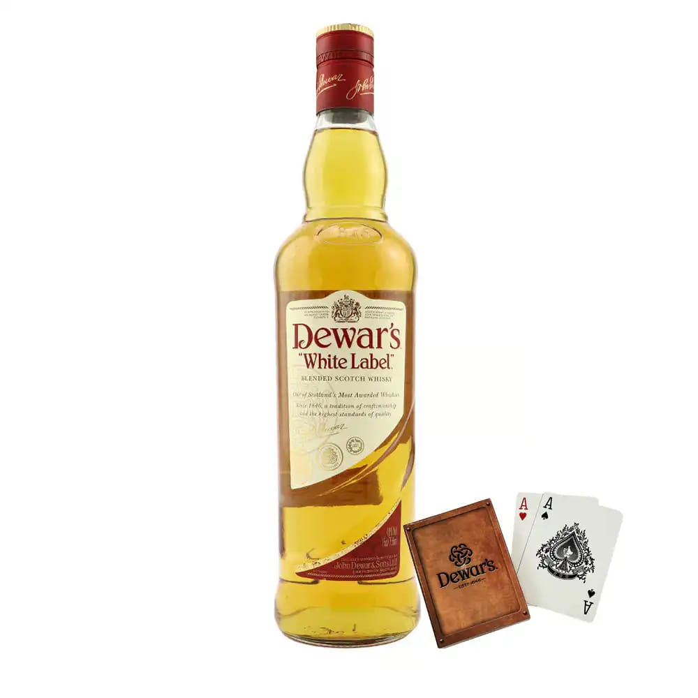DEWAR’S White Label with Poker Card