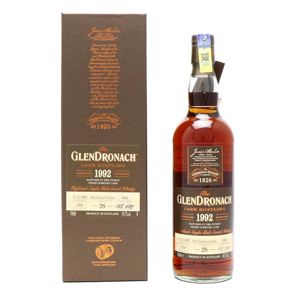 GLENDRONACH 1992 28 Year Old Pedro Ximenez Cask 6050