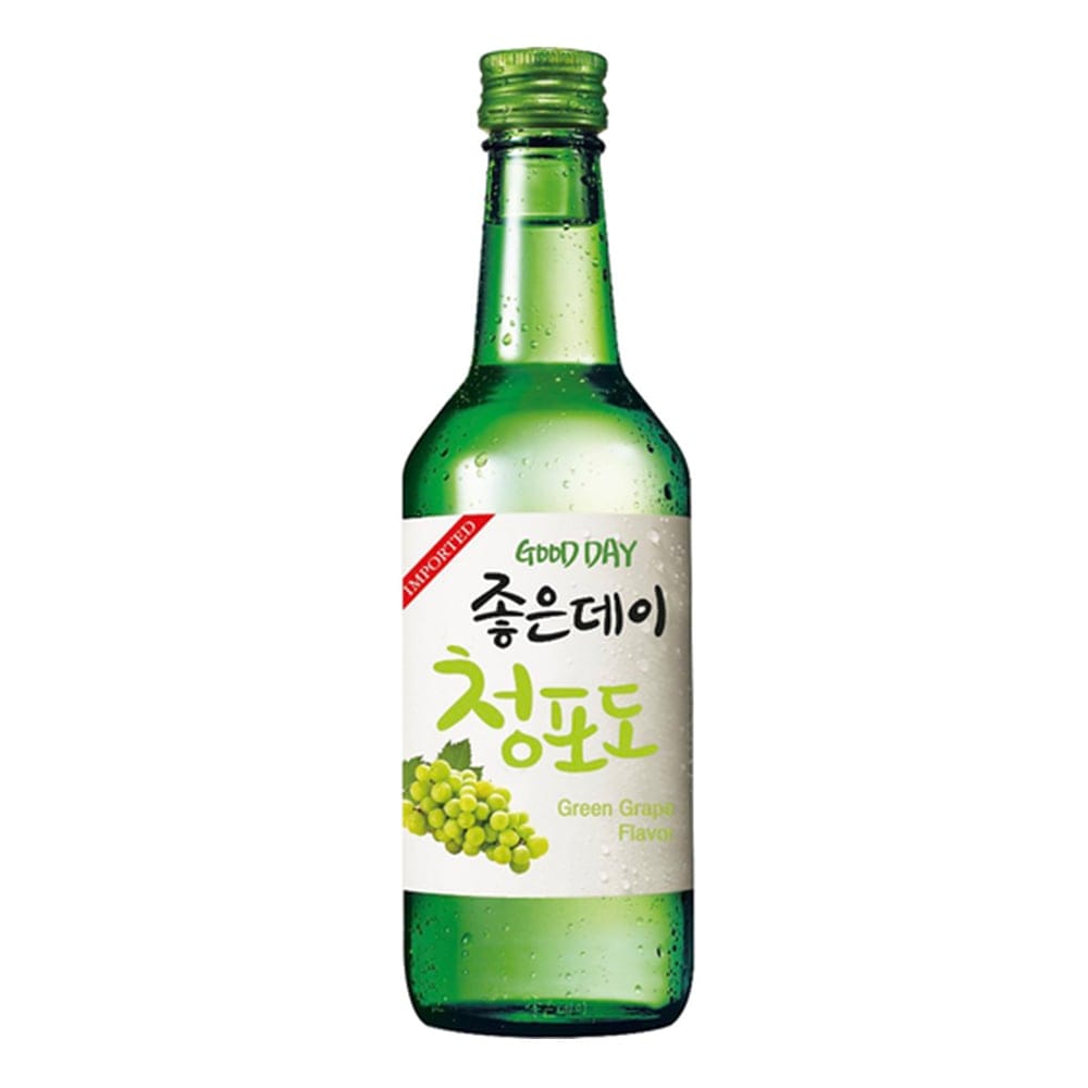 GOOD DAY Green Grape Soju (20 Bottles)
