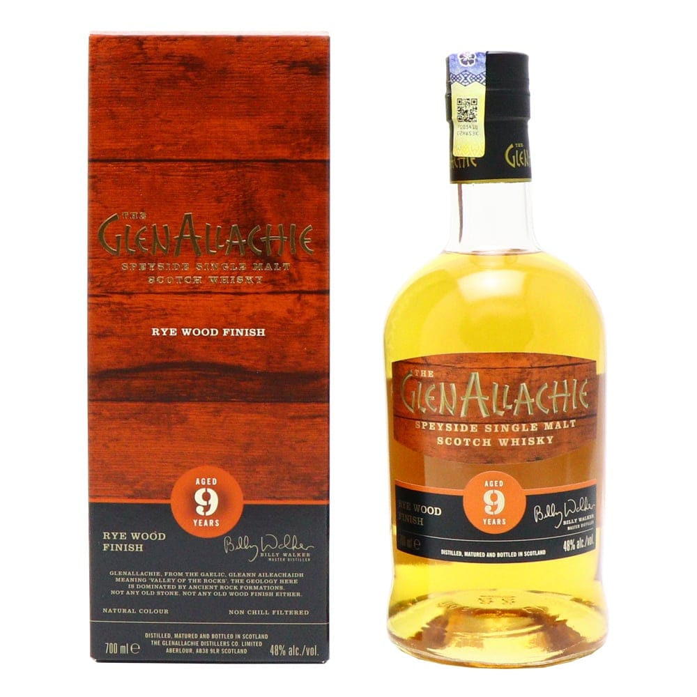 GLENALLACHIE 9 Year Old RYE WOOD FINISH