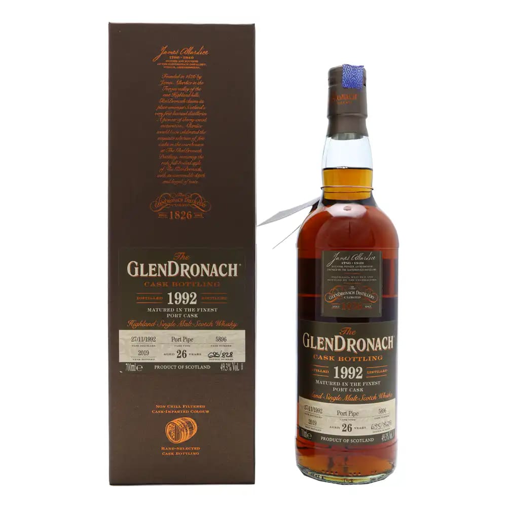 Glendronach 26 Year Old 1992 Single Cask #5896 Port Pipe (Batch 17)
