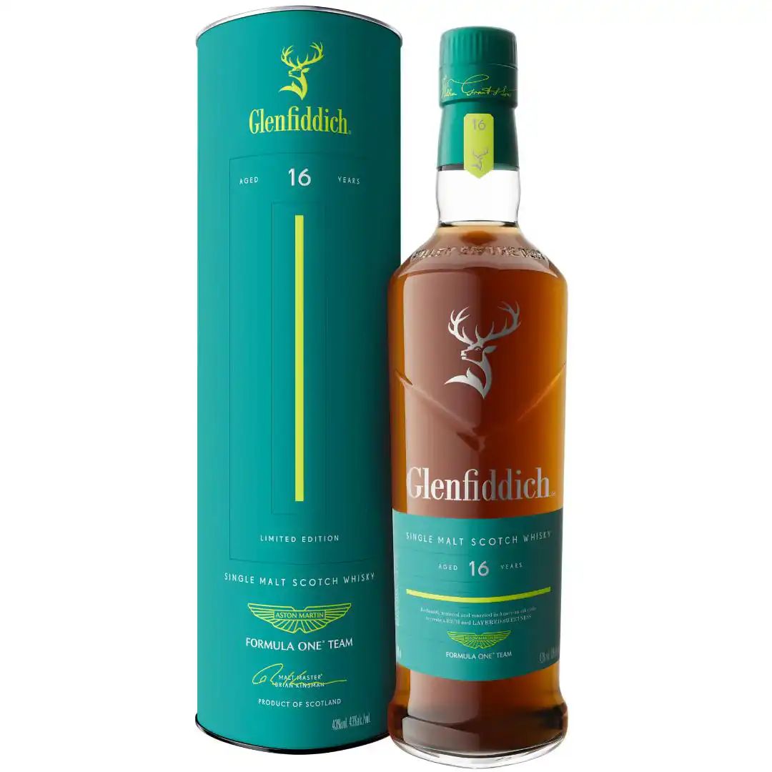 Glenfiddich & Aston Martin Formula One™ Team 16 Year Old Limited Edition 70cl