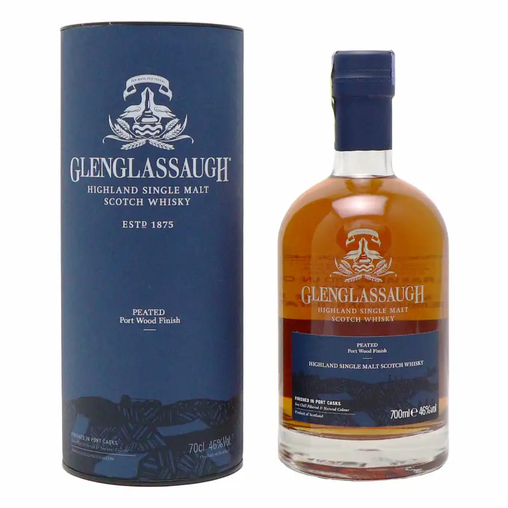 GLENGLASSAUGH Peated - Port Wood Finish