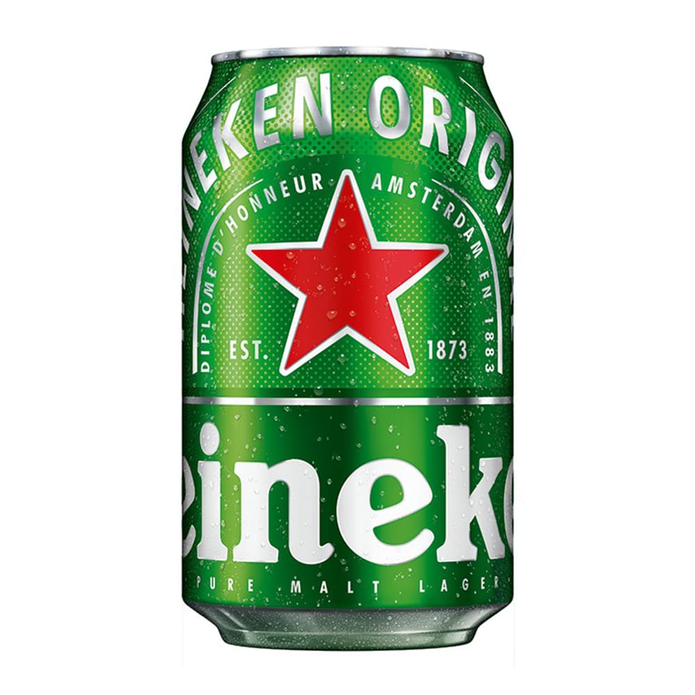 HEINEKAN 24 Can Pack Lager Beer (320ml x 24) 2