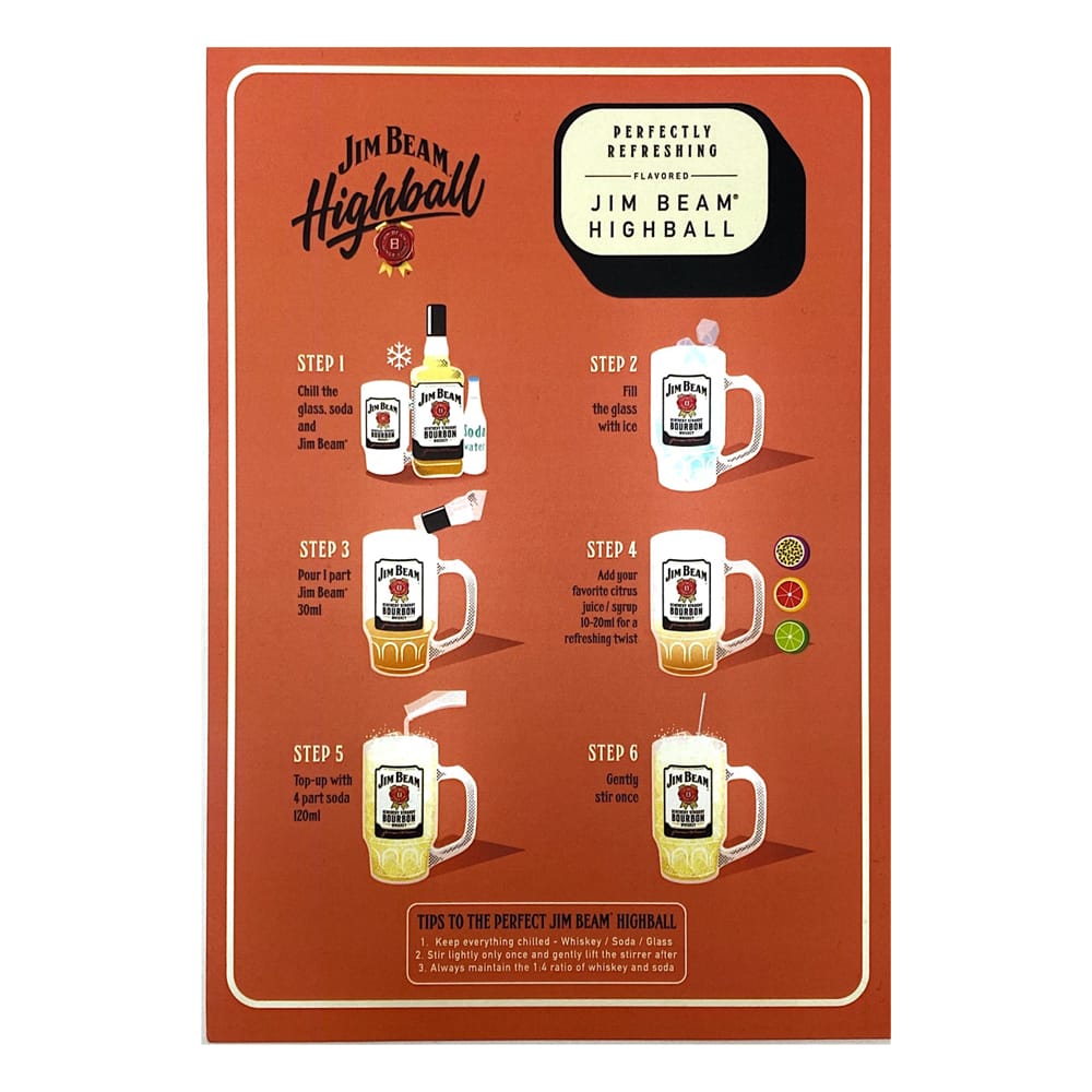 JIM BEAM Highball Set