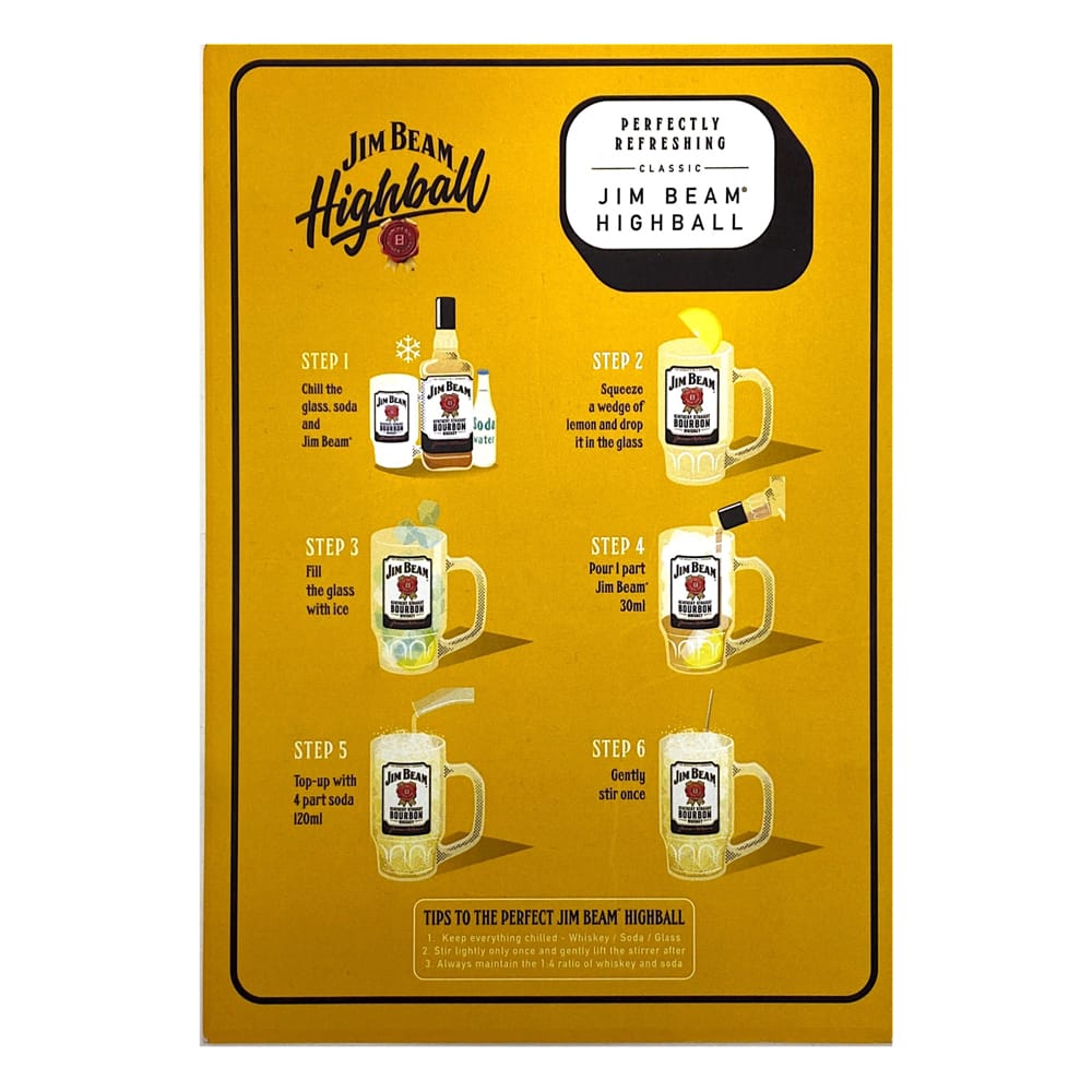 JIM BEAM Highball Set