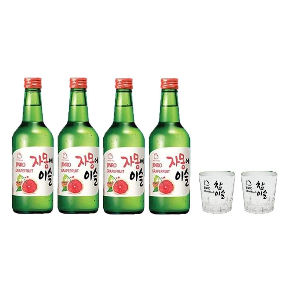 JINRO Grapefruit Soju Pack (4 in 1)