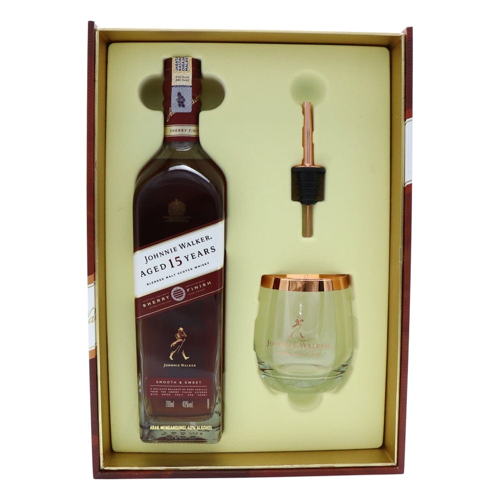 JOHNNIE WALKER 15 Years Sherry Value Added Pack