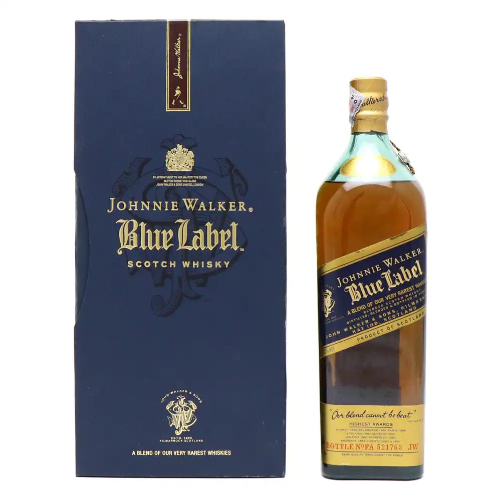 JOHNNIE WALKER Blue Label Old Bottle 1L