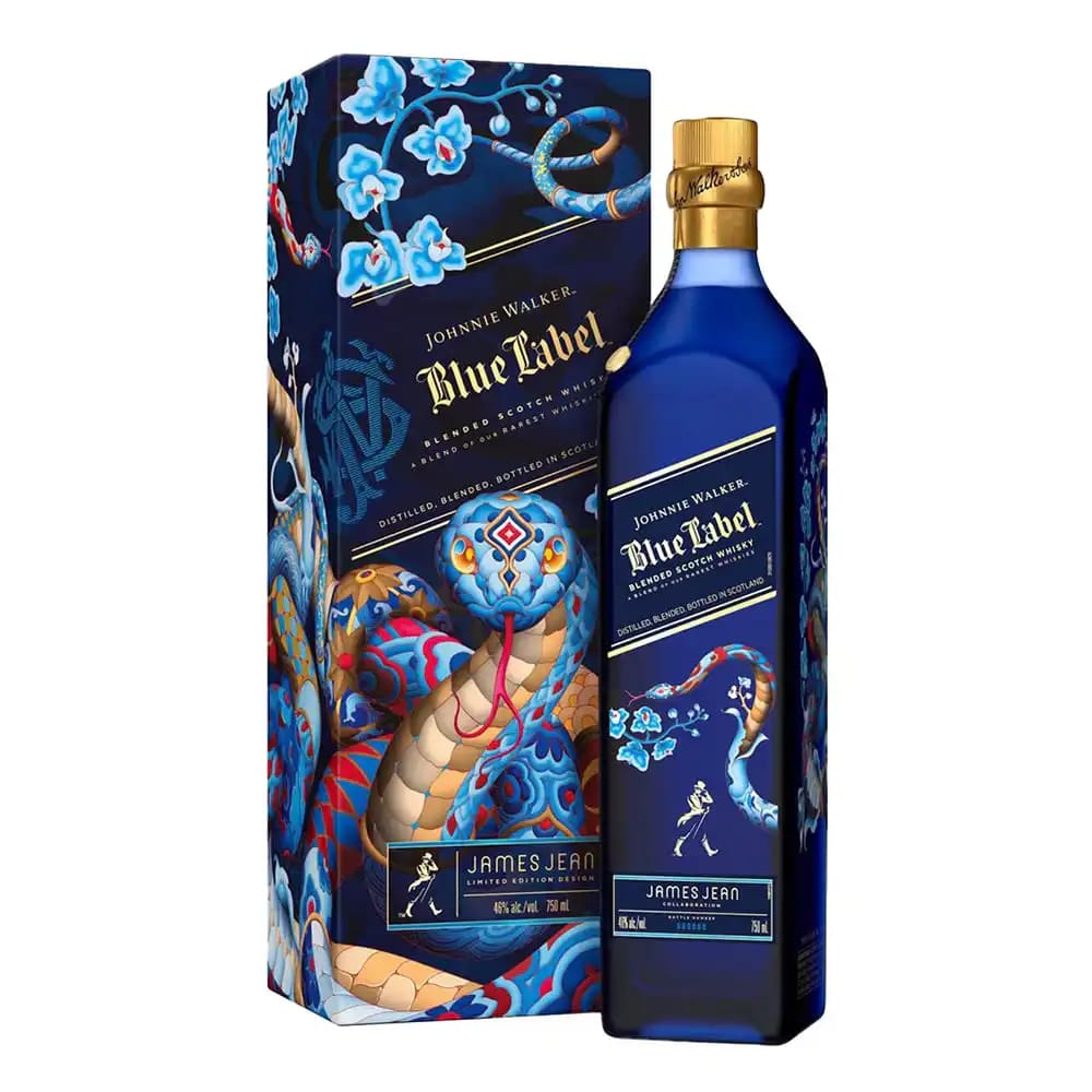 JOHNNIE WALKER Blue Label Snake Year 2025 Limited Edition By James Jean
