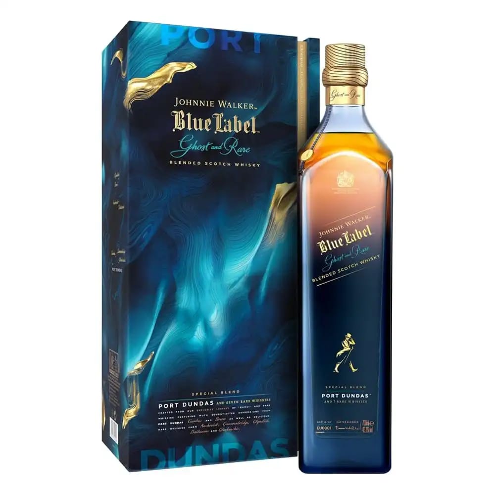 Johnnie Walker Blue Label Ghost and Rare Port Dundas