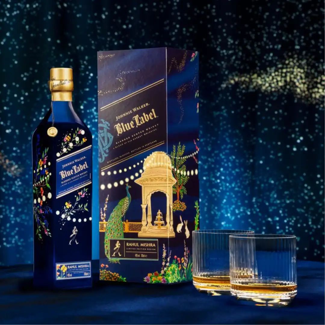 Johnnie Walker Blue Label Rahul Mishra Diwali Limited Edition 700ml