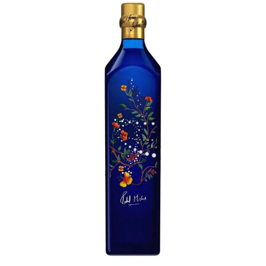Johnnie Walker Blue Label Rahul Mishra Diwali Limited Edition Back Label