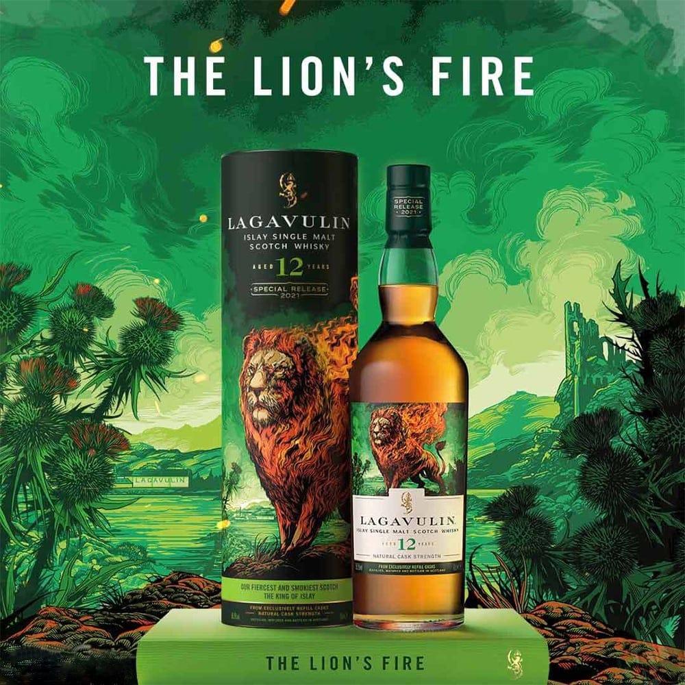 LAGAVULIN 12 Year Old The Lion’s Fire Legends Untold Collection 1