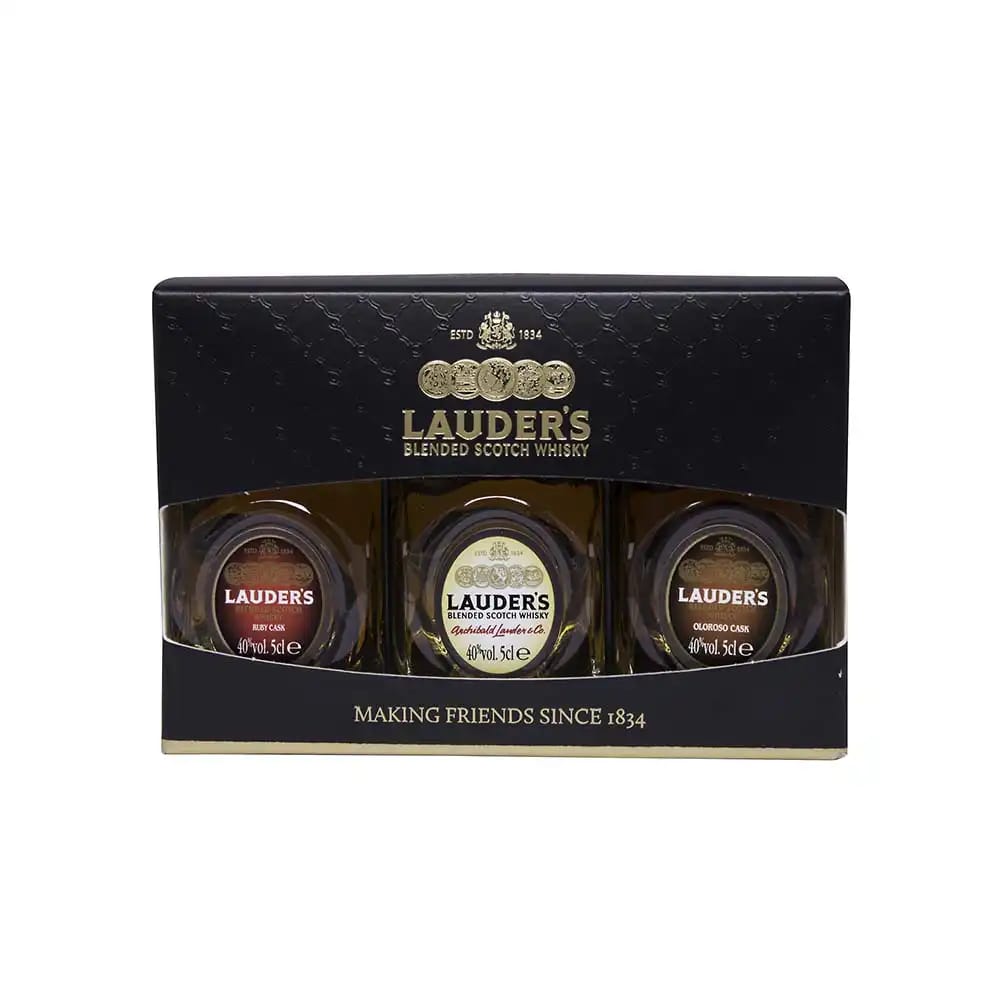 LAUDER’S Blended Whisky Miniature Set