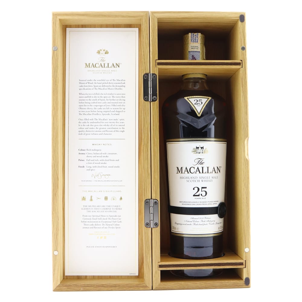 MACALLAN 25 Year Old Sherry Oak 2018 Release