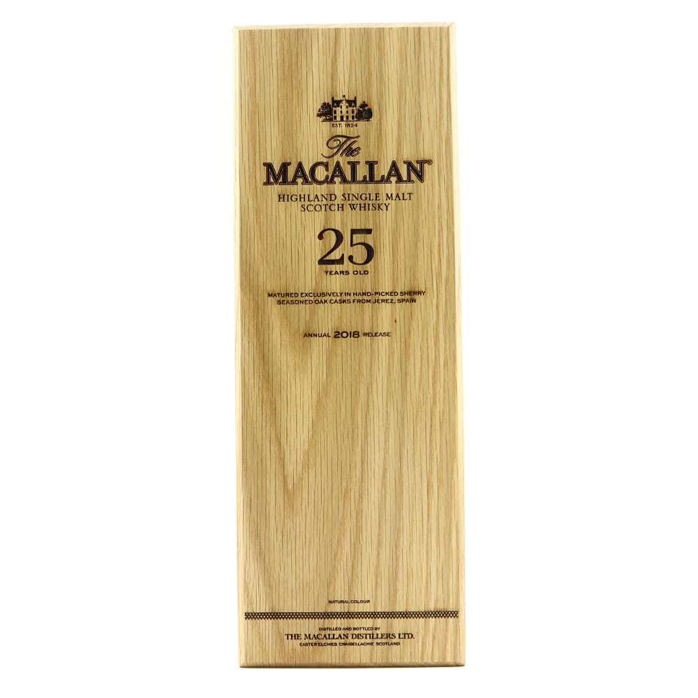 MACALLAN 25 Year Old Sherry Oak 2018 Release