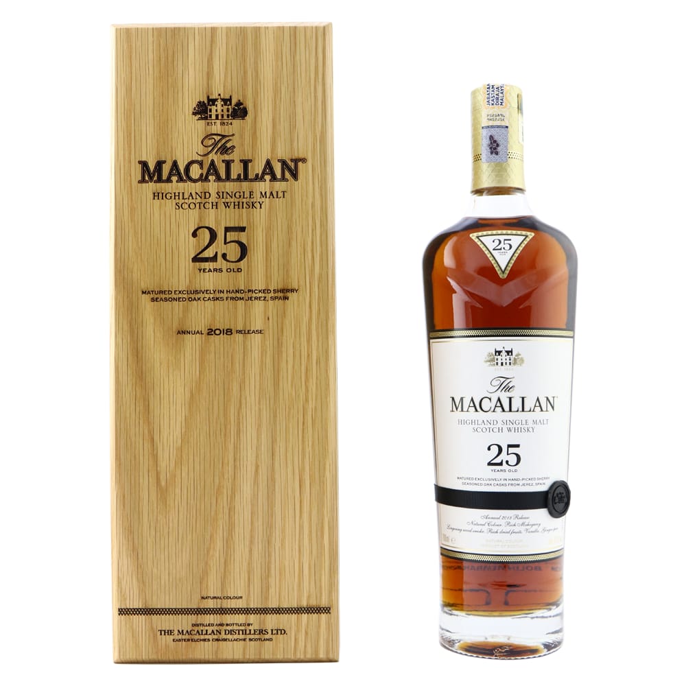 MACALLAN 25 Year Old Sherry Oak 2018 Release