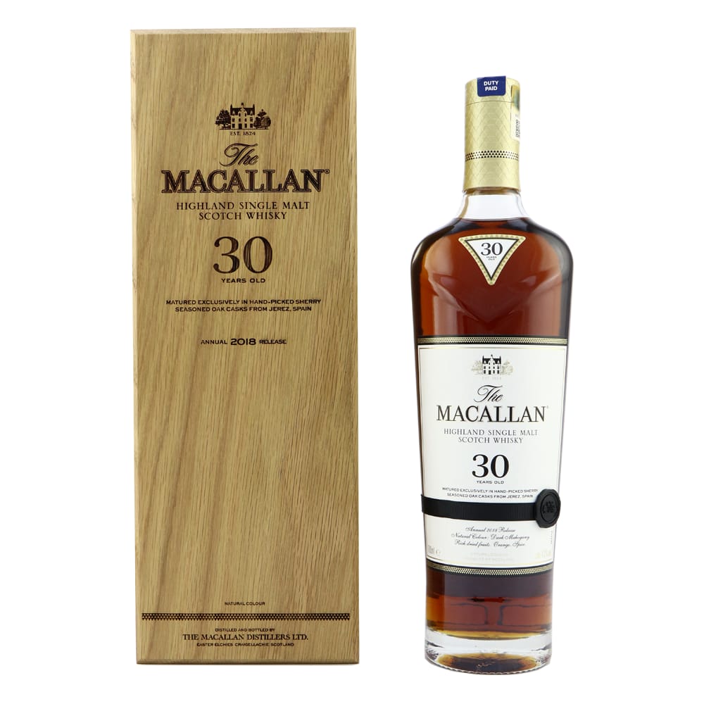 MACALLAN 30 Year Old Sherry Oak 2018 Release