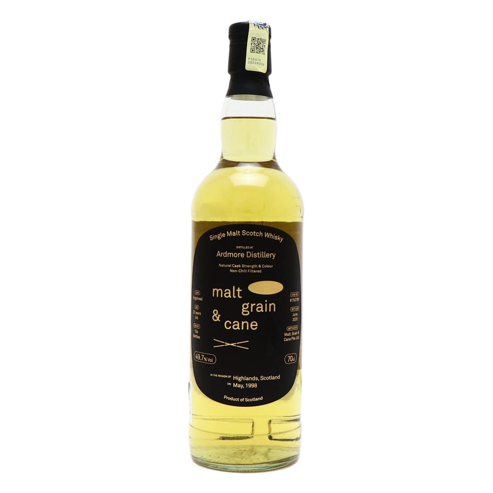 MALT, GRAIN & CANE Ardmore 22 Year Old 1998