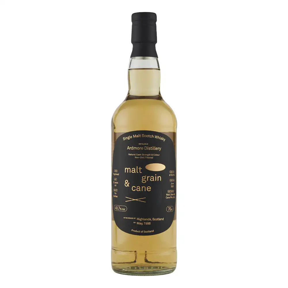 MALT, GRAIN & CANE Ardmore 22 Year Old 1998