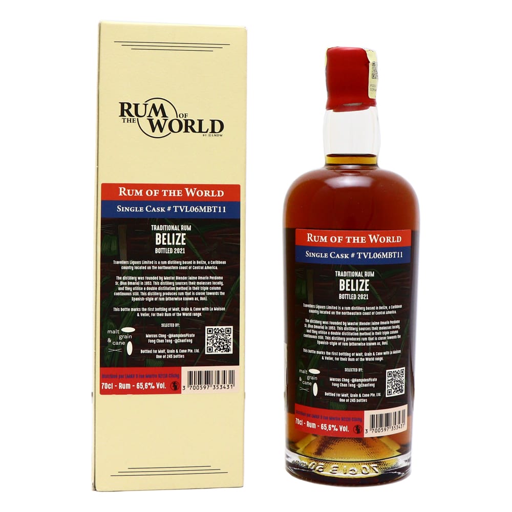 MALT, GRAIN & CANE Belize Rum 14 Year Old 2006 - Image 2