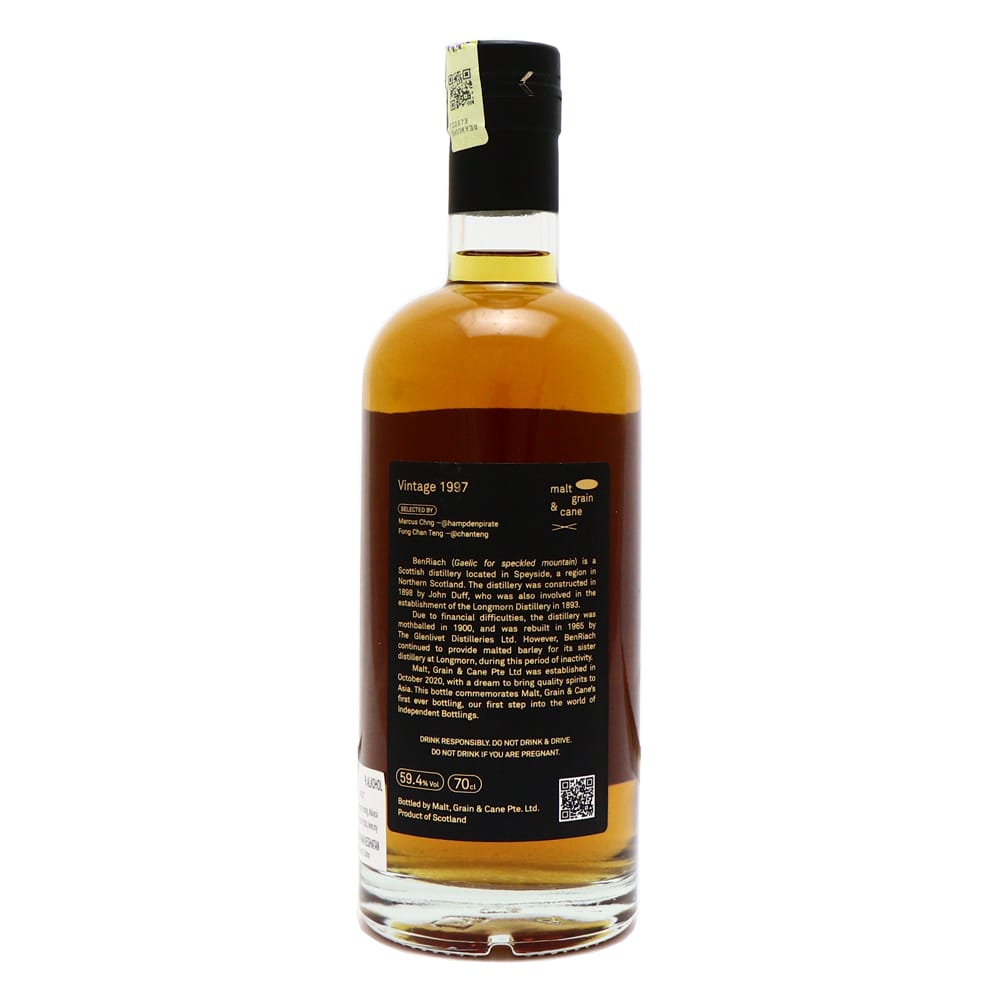 MALT, GRAIN & CANE Benriach 24 Year Old 1997