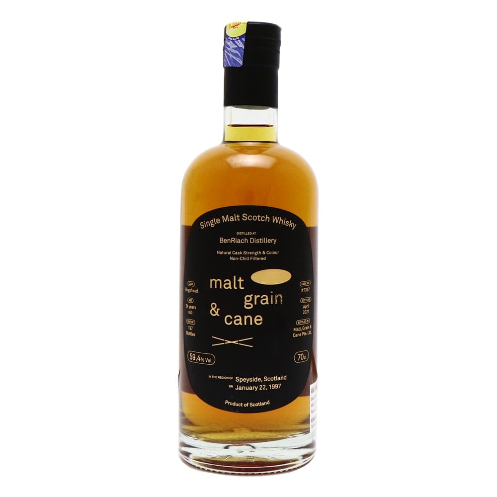 MALT, GRAIN & CANE Benriach 24 Year Old 1997