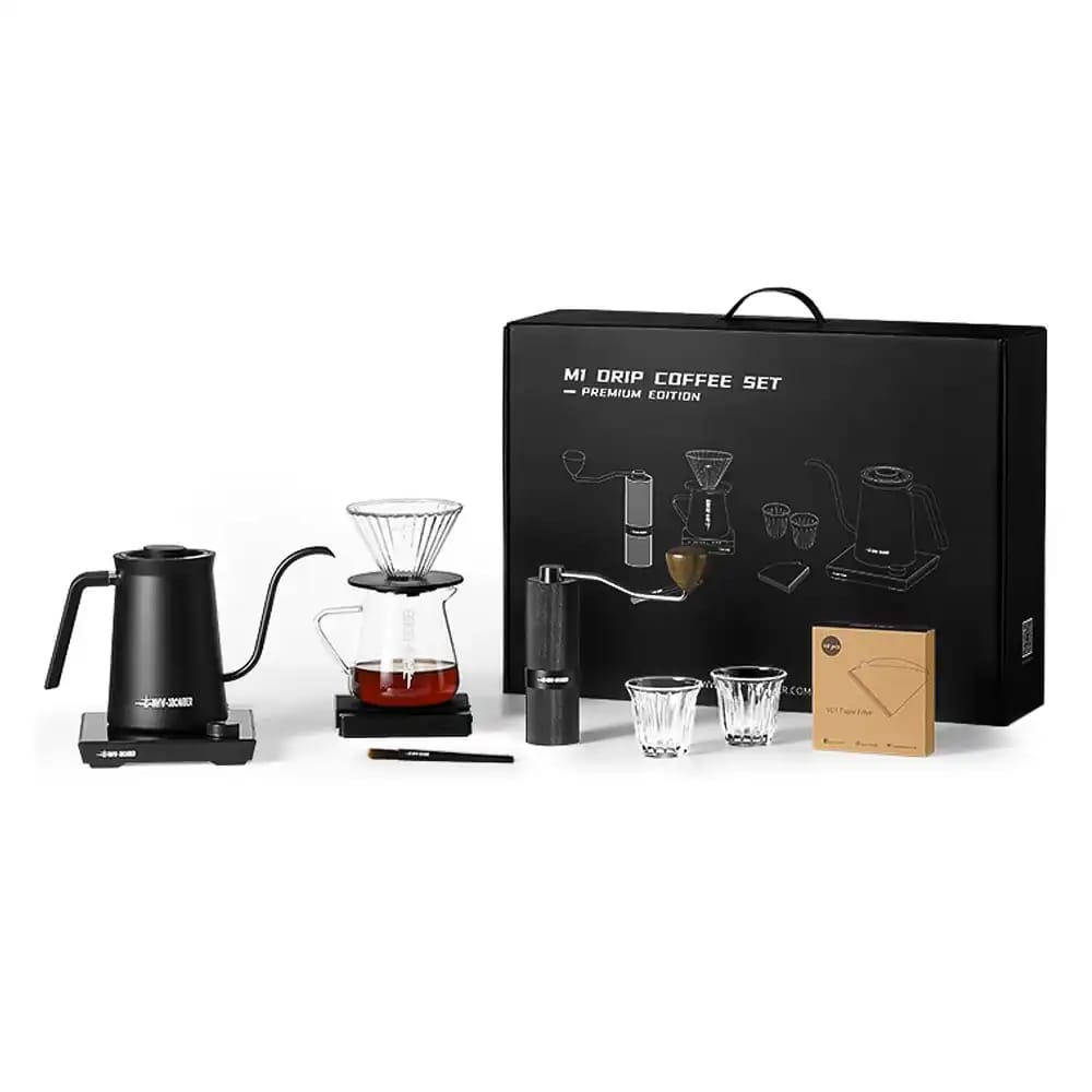 MHW – 3BOMBER Assassin M1 Drip Coffee Set - 9 pcs Black