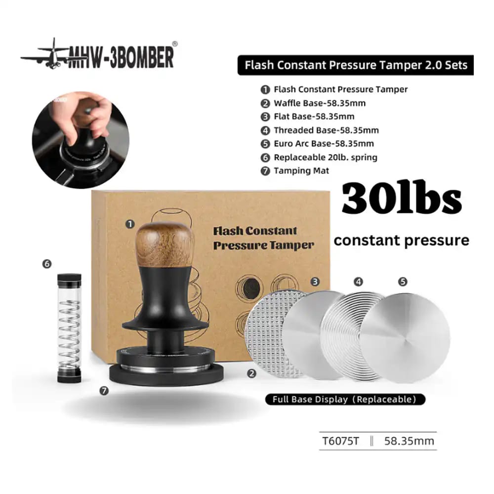 MHW – 3BOMBER Flash Constant Pressure Tamper 2.0 Set