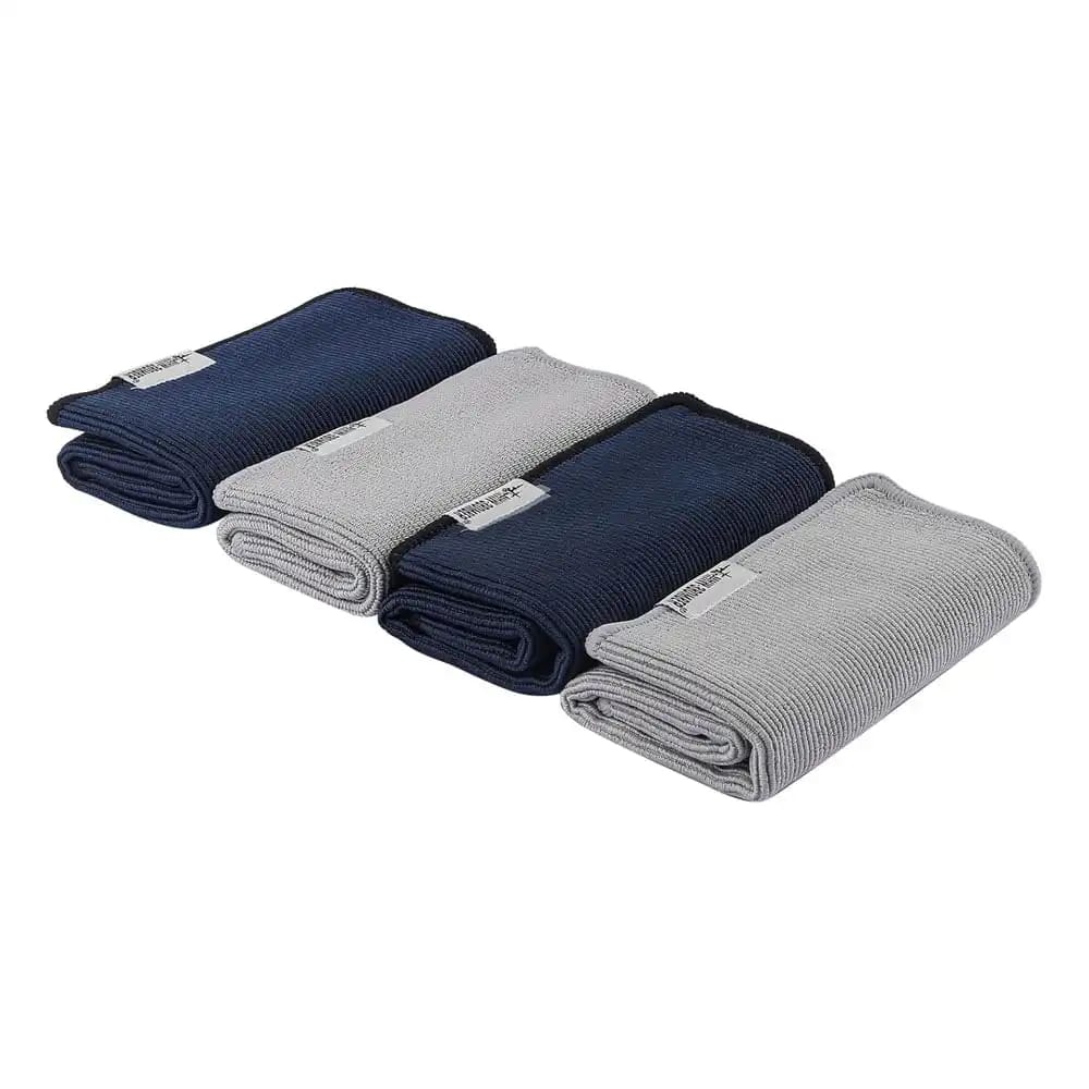MHW – 3BOMBER Four Towels Set (2 Dark Blue and 2 Dark Grey)