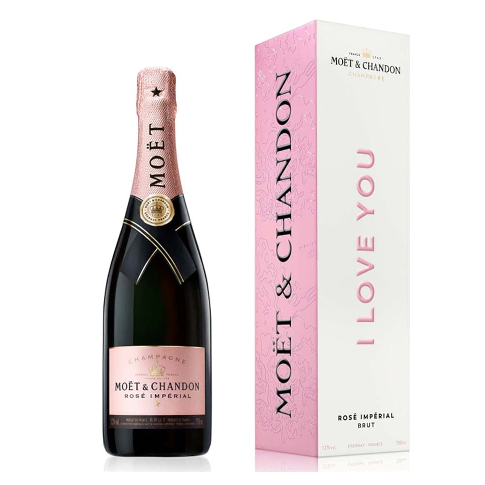 MOET & CHANDON Brut Imperial Rose Valentines Limited Edition