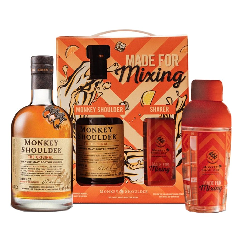 MONKEY SHOULDER Whisky Gift Pack With Shaker