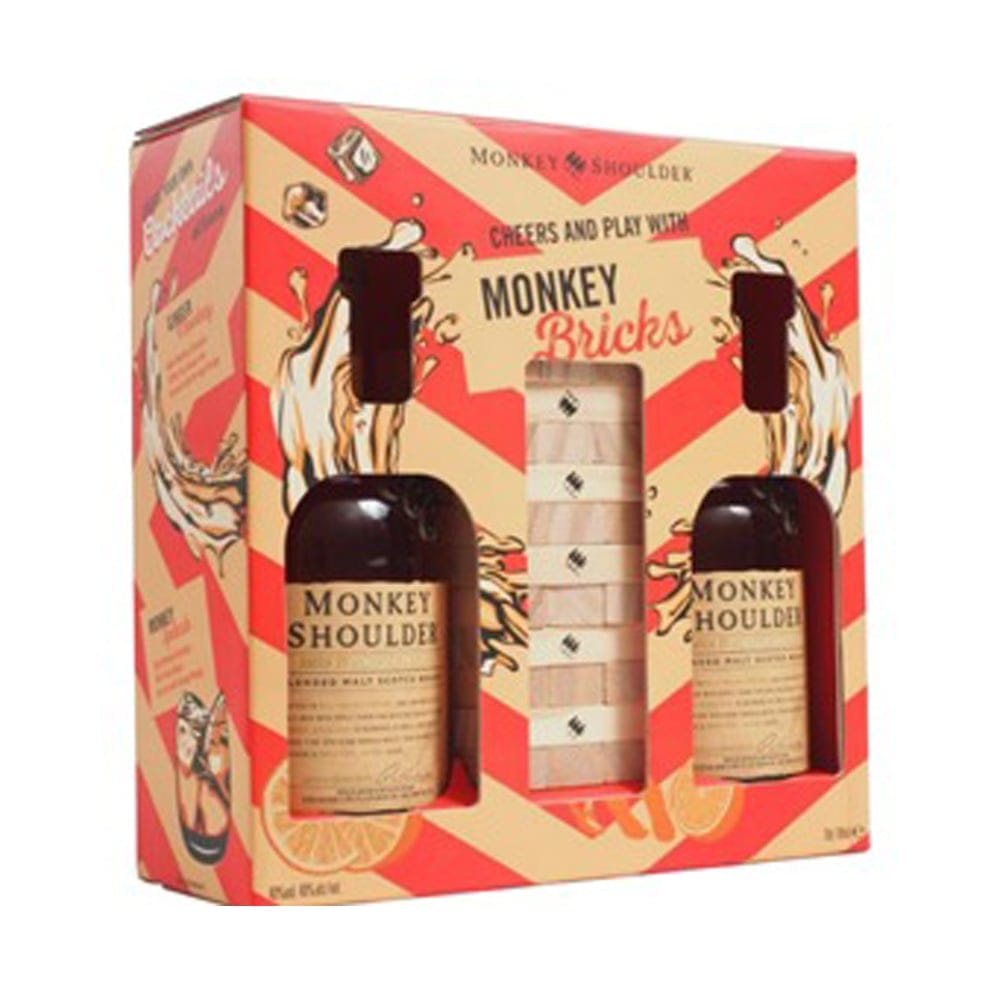 MONKEY SHOULDER Whisky With Bricks Jenga Bundle Set