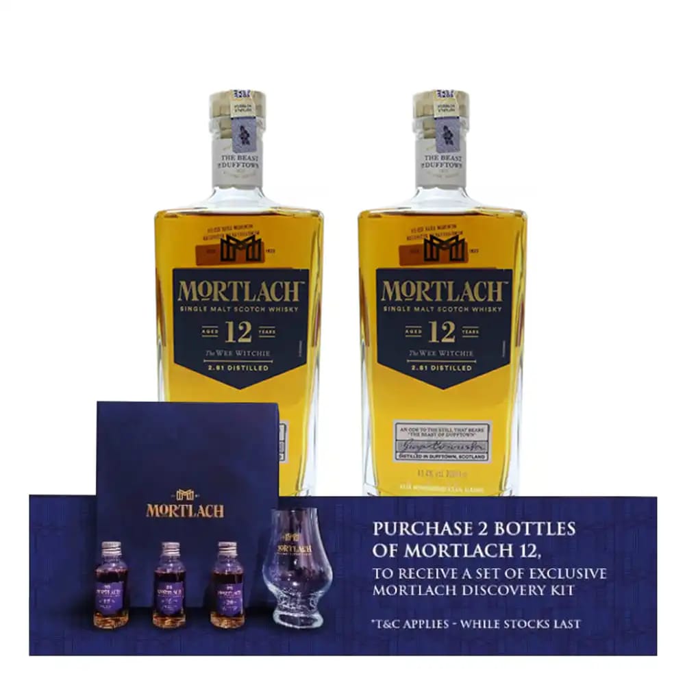 MORTLACH 12 Year Old Exclusive Set