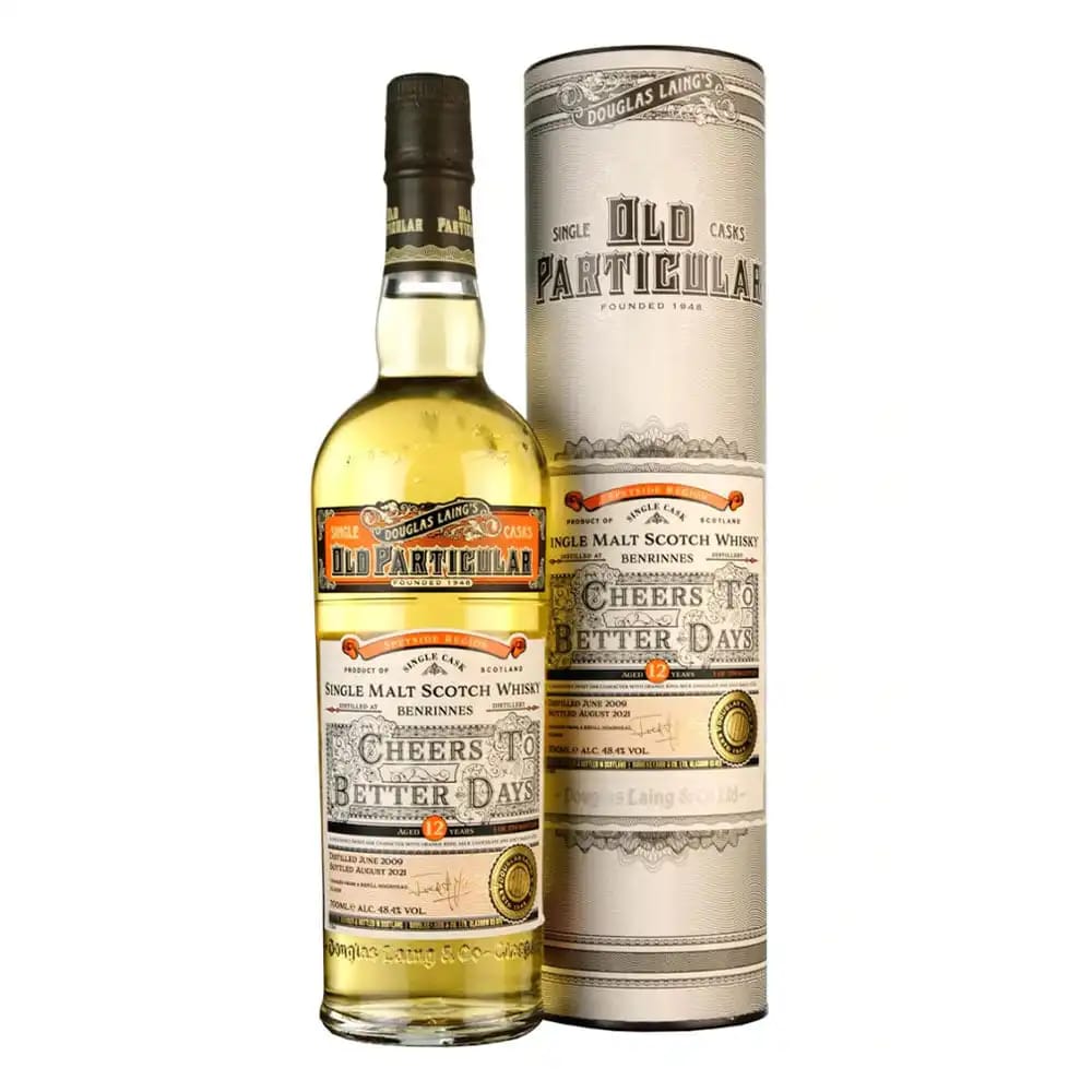 OLD PARTICULAR Cheers To Better Days BENRINNES 2009 (12 Year Old)
