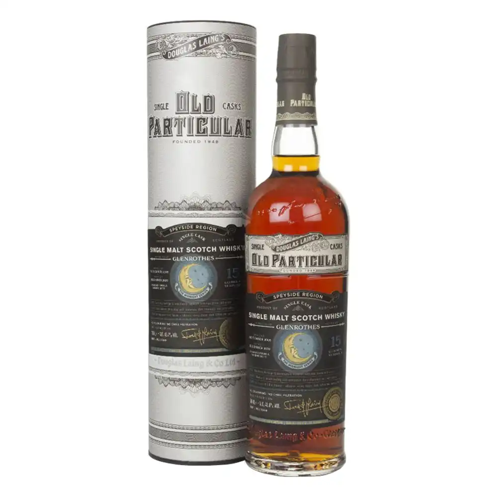 OLD PARTICULAR Midnight Series GLENROTHES 2005 (15 Year Old)