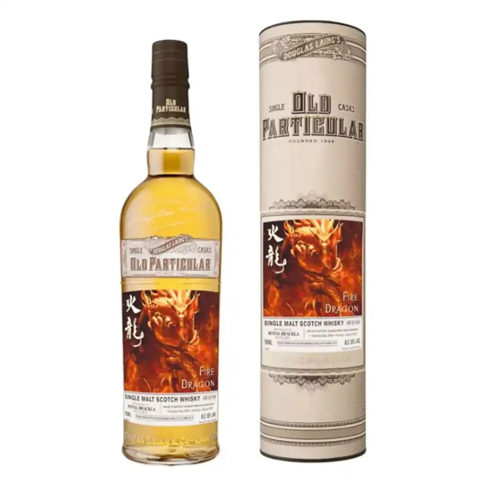 OLD PARTICULAR ROYAL BRACKLA 2008 15 Years Old (Fire Dragon) (1)